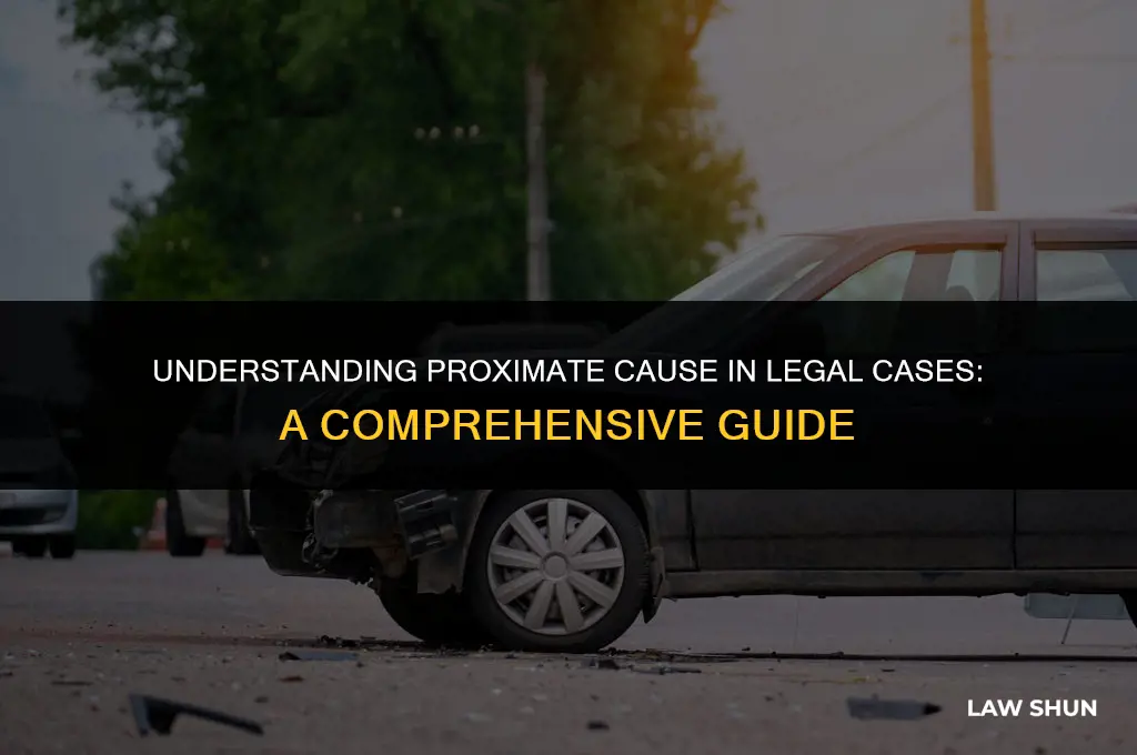 what is proximate cause in law
