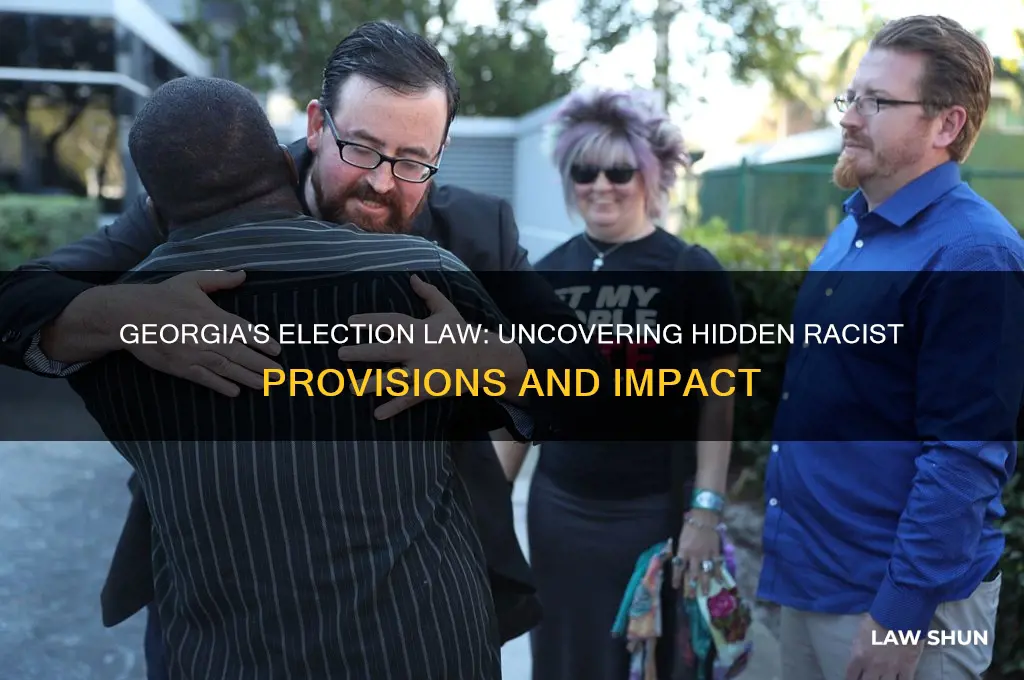 what is racist about georgia election law