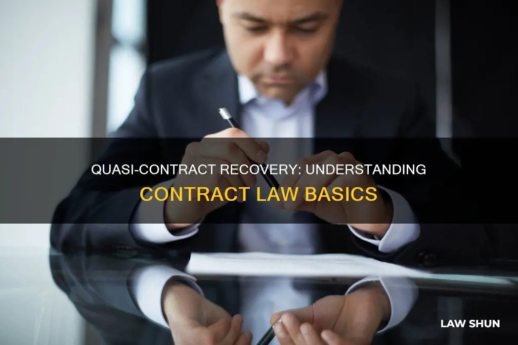 what is recovery based on quasi contract in contract law