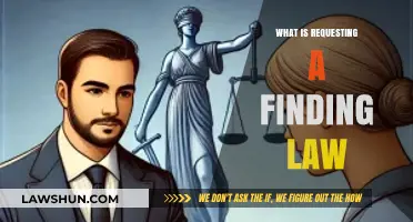Understanding Requesting a Finding Law: A Comprehensive Legal Guide