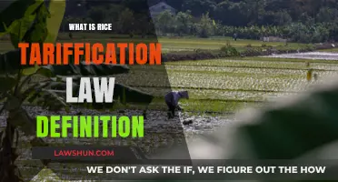 Understanding the Rice Tariffication Law: Definition and Impact Explained