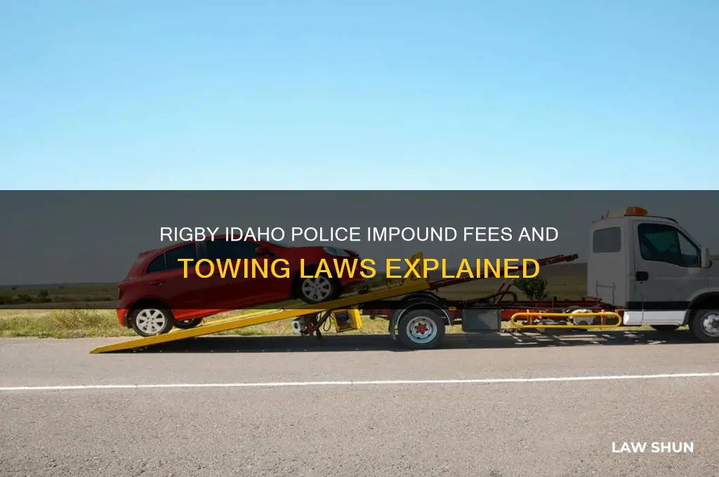 what is rigby idaho police impound fees and towing laws