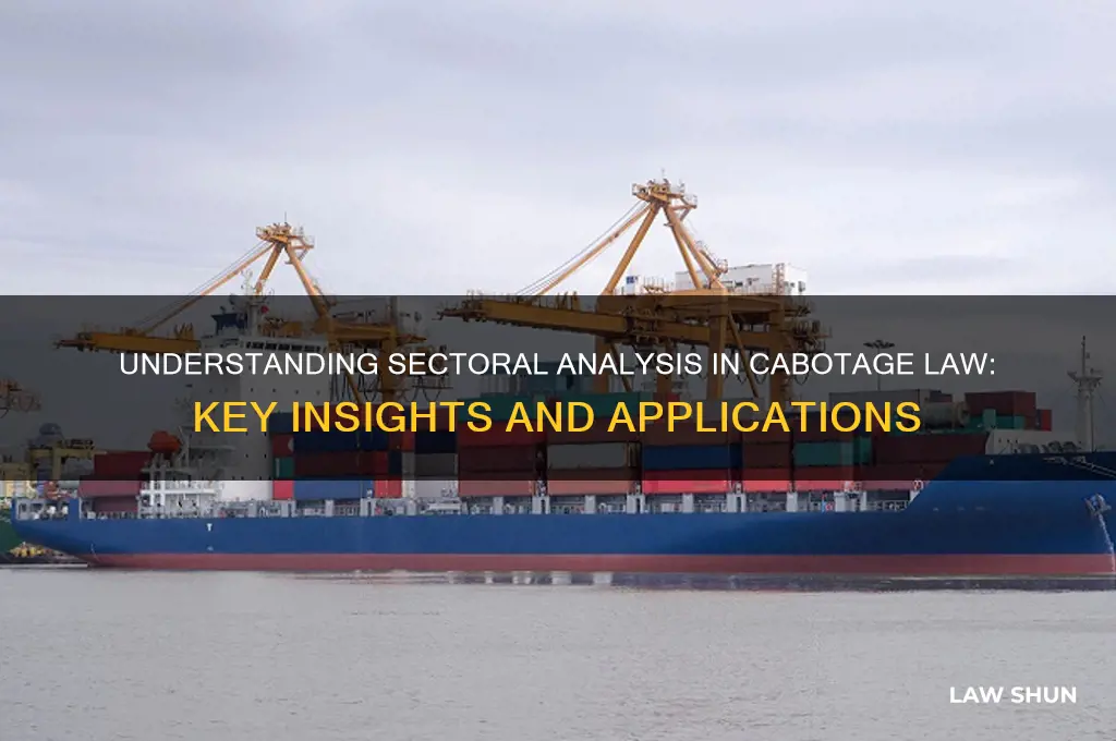 what is sectoral analysis in relation to cabotage law