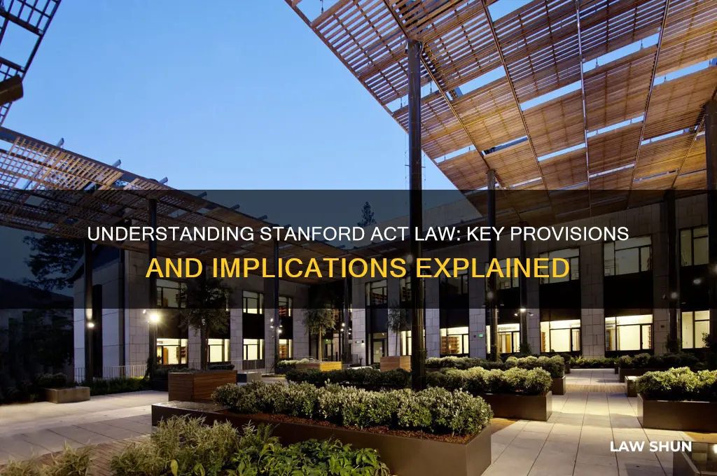 what is stanford act law