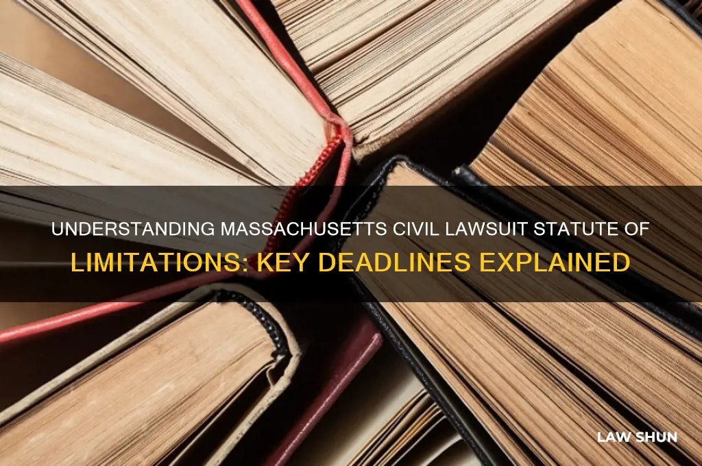 what is statute of limitations massachusetts civil law suit