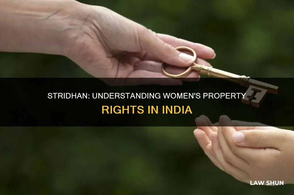 what is stridhan as per indian law