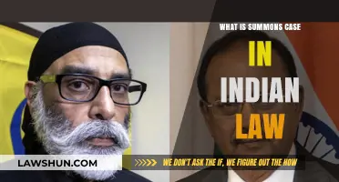 Understanding Summons Cases in Indian Law