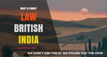 Sunset Laws: British India's Colonial Legacy