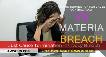 Termination for Cause: Contract Law and Material Breach