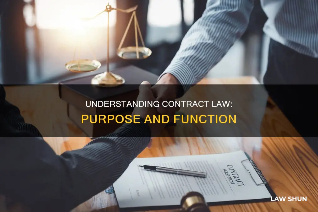 what is the aim of contract law