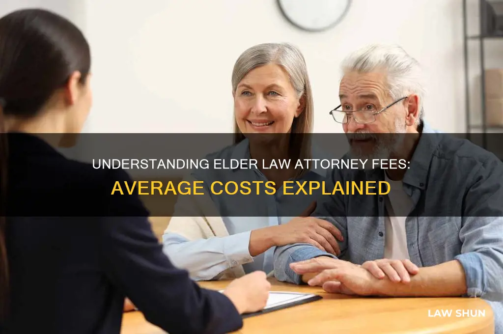 what is the average cost of an elder law attorney