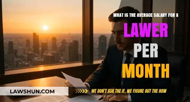Monthly Earnings for Lawyers: Understanding the Average Salary Range
