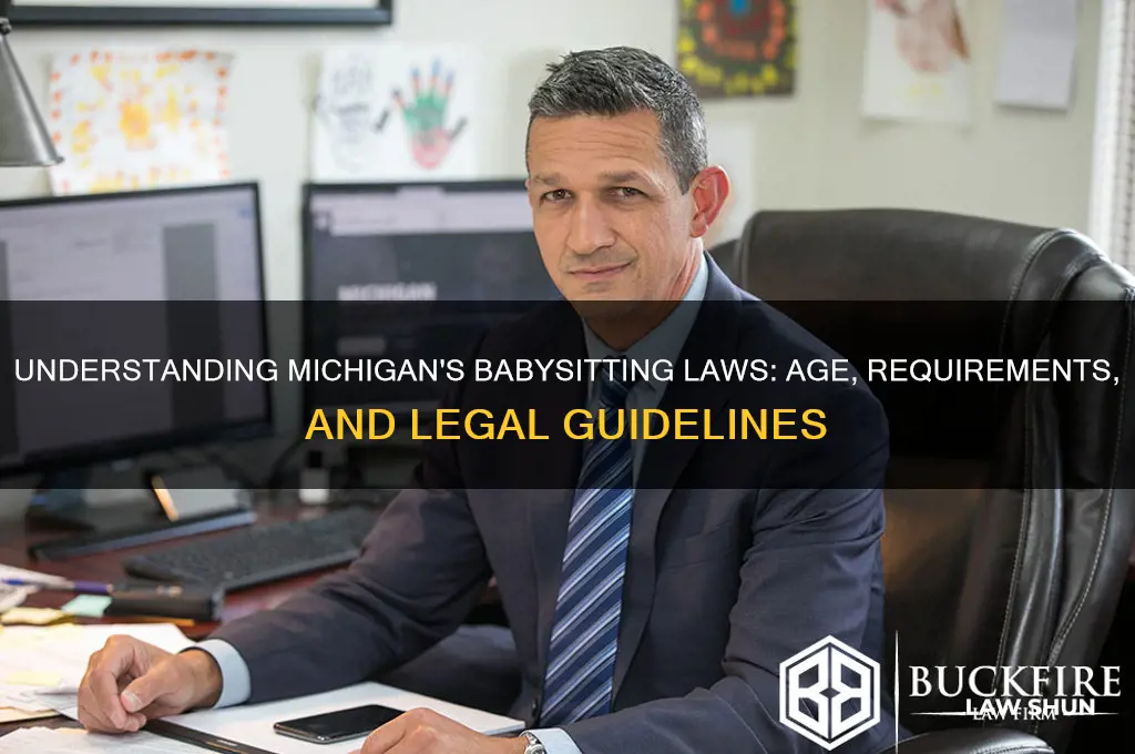 what is the babysitting law in michigan