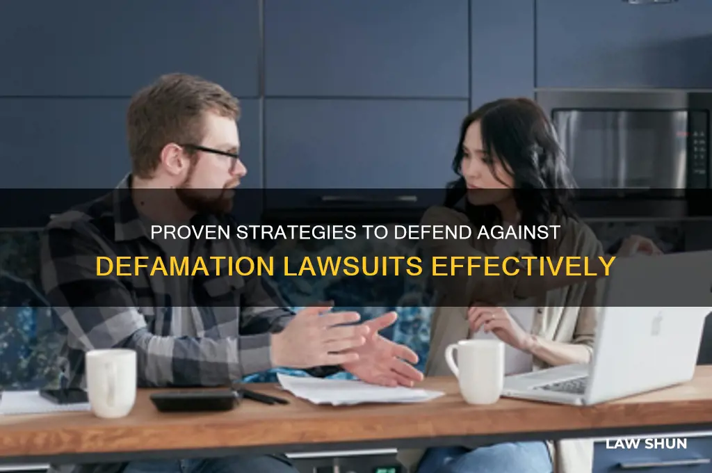 what is the best defense to defamation law suit