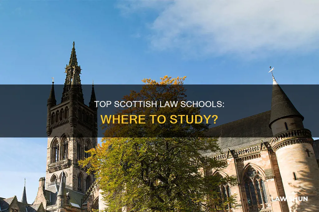 what is the best university for law in scotland