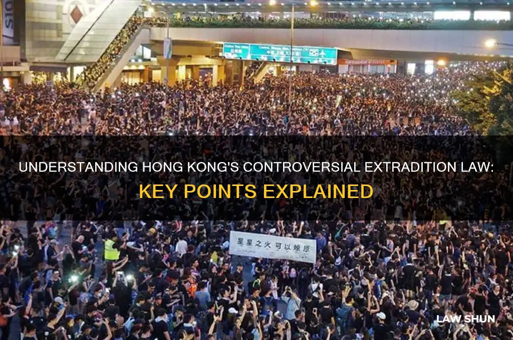 what is the big extradition law in hong kong about