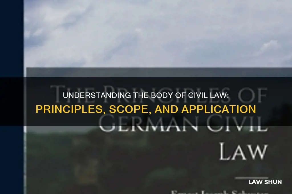what is the body of civil law