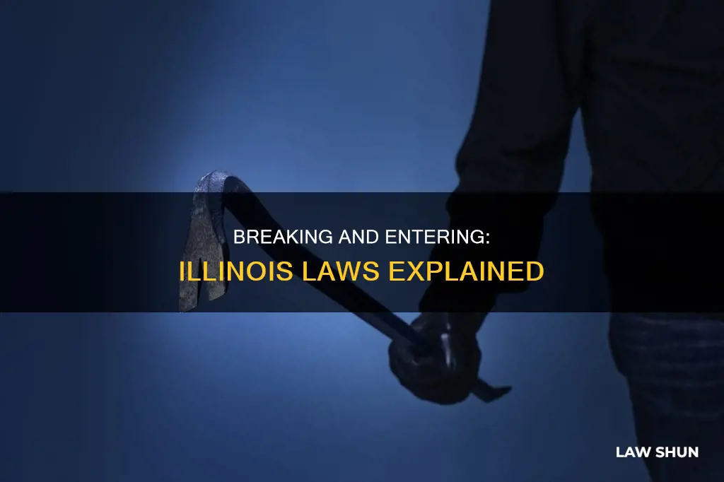 what is the breaking and entering laws in illinois