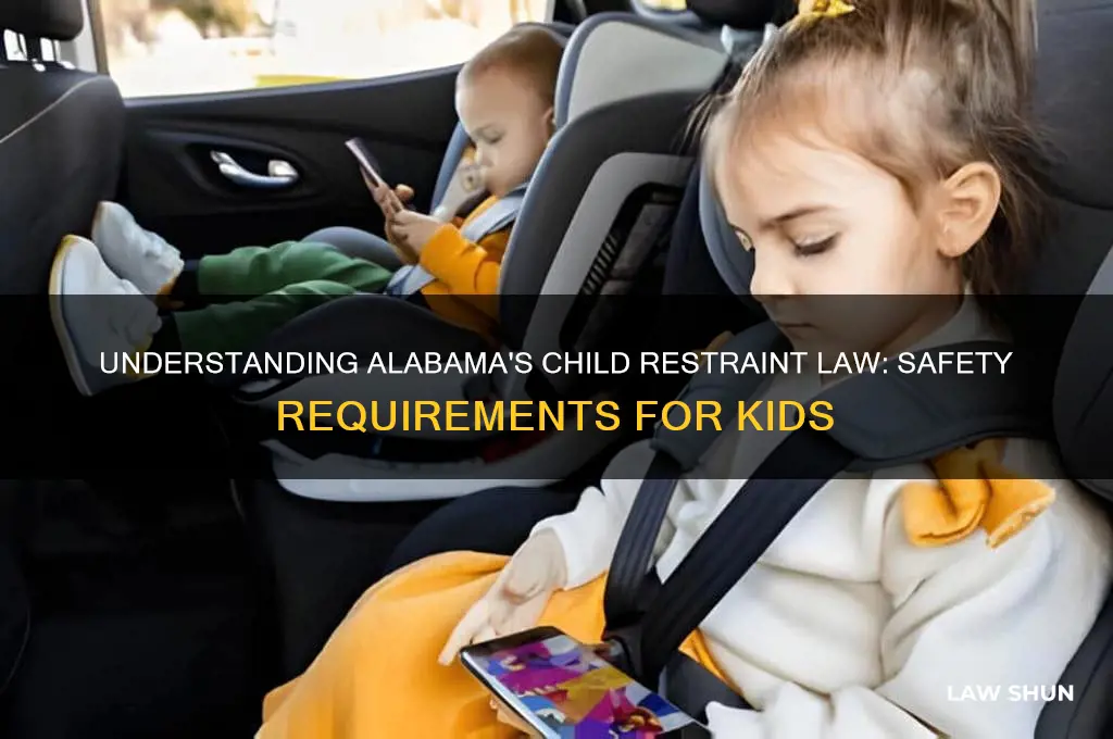 what is the child restraint law in alabama