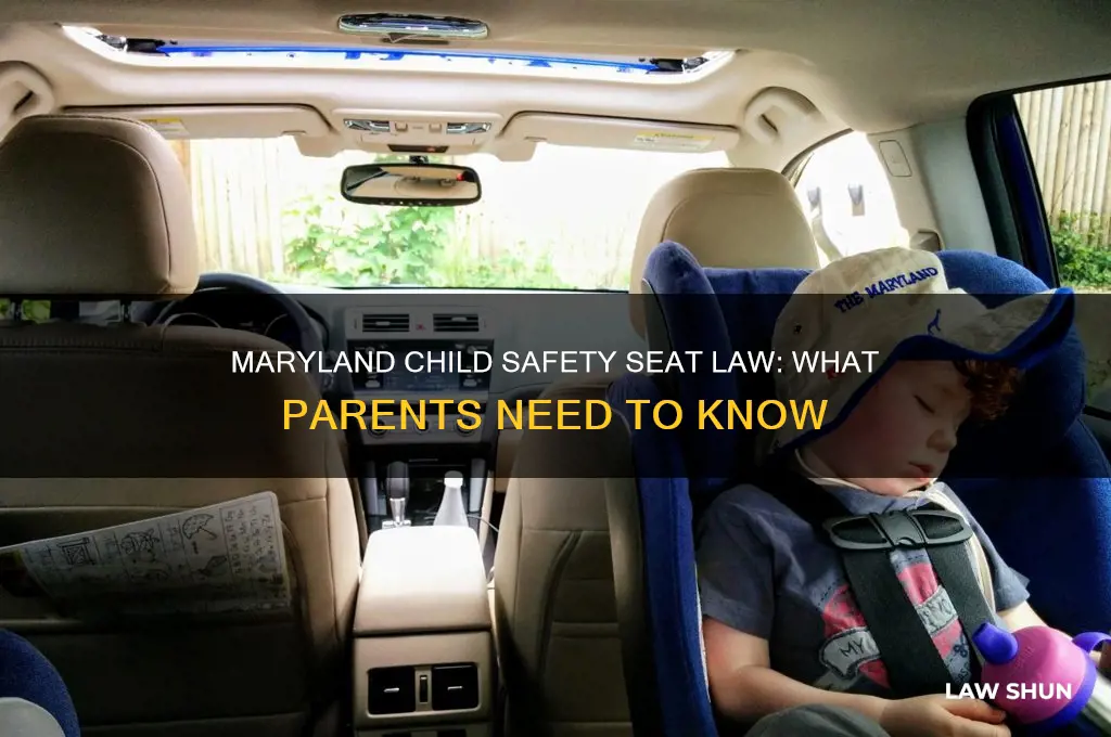 what is the child safety seat law in maryland