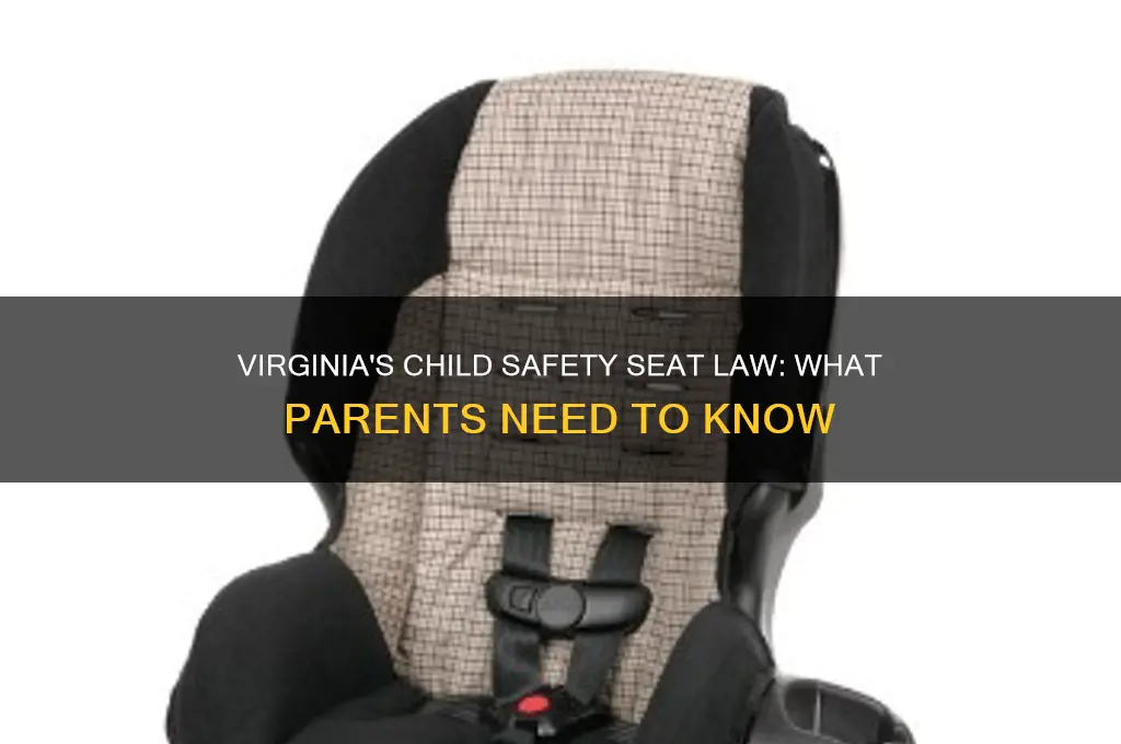 what is the child safety seat law in virginia