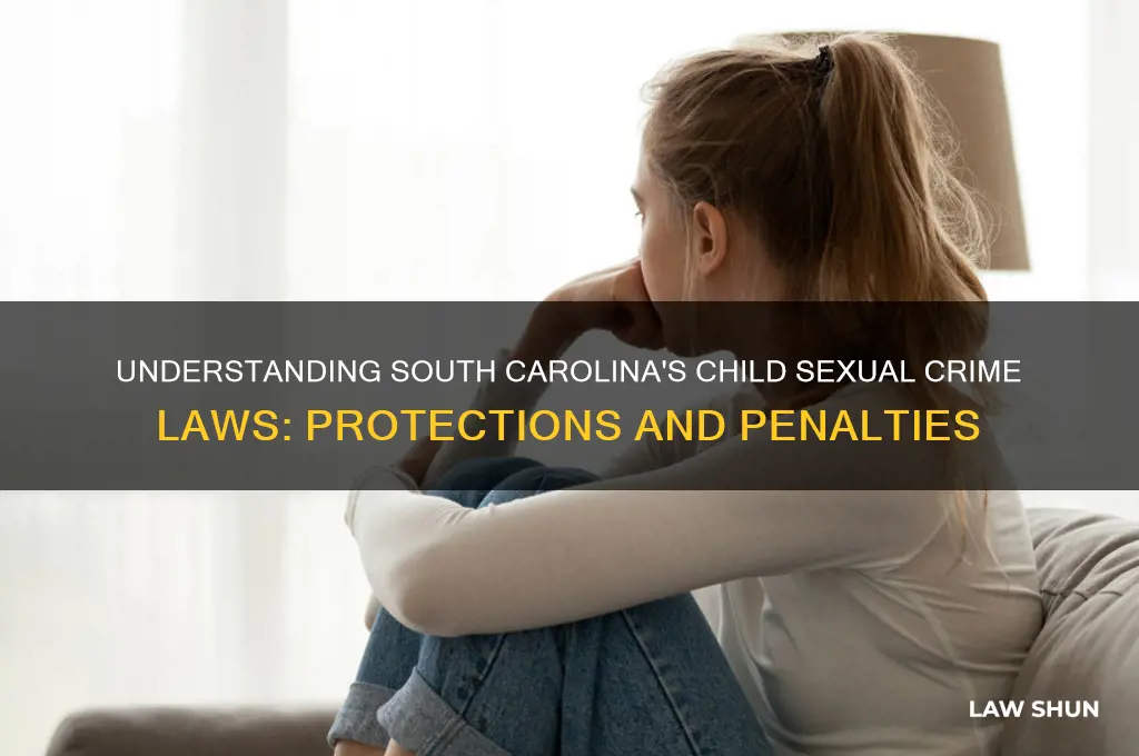 what is the child sexual crime law in south carolina
