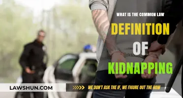 Kidnapping: Common Law Definition and Its Evolution