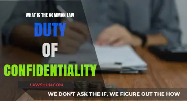 Understanding Confidentiality in Common Law