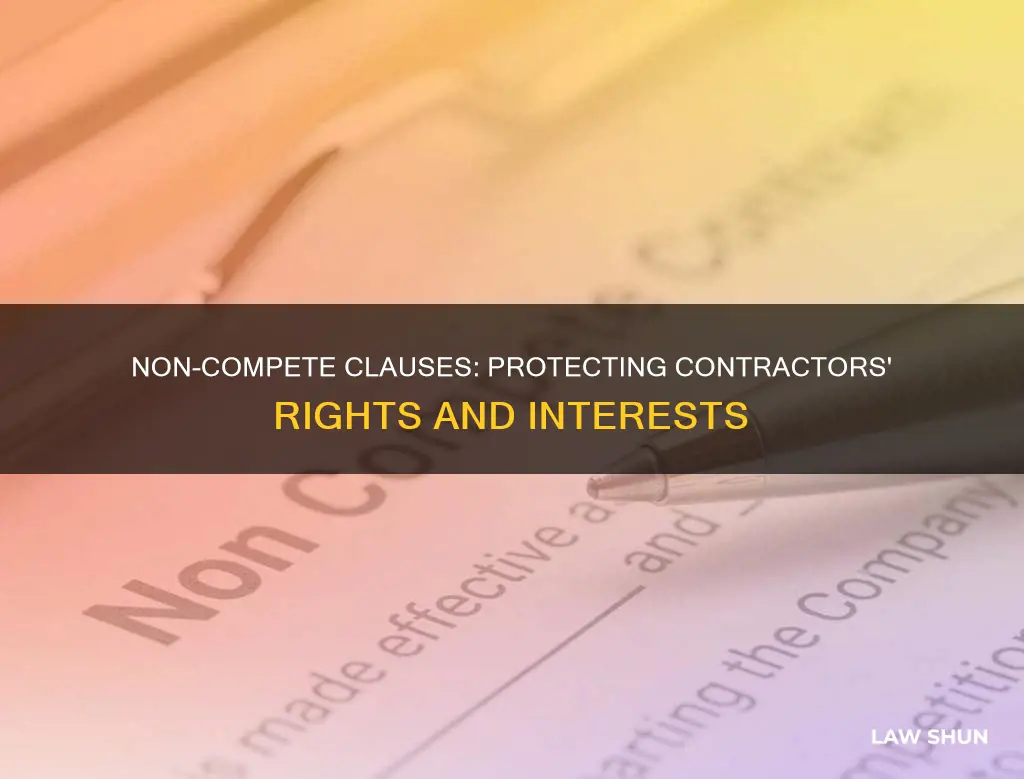 what is the common law non compete for independent contractors