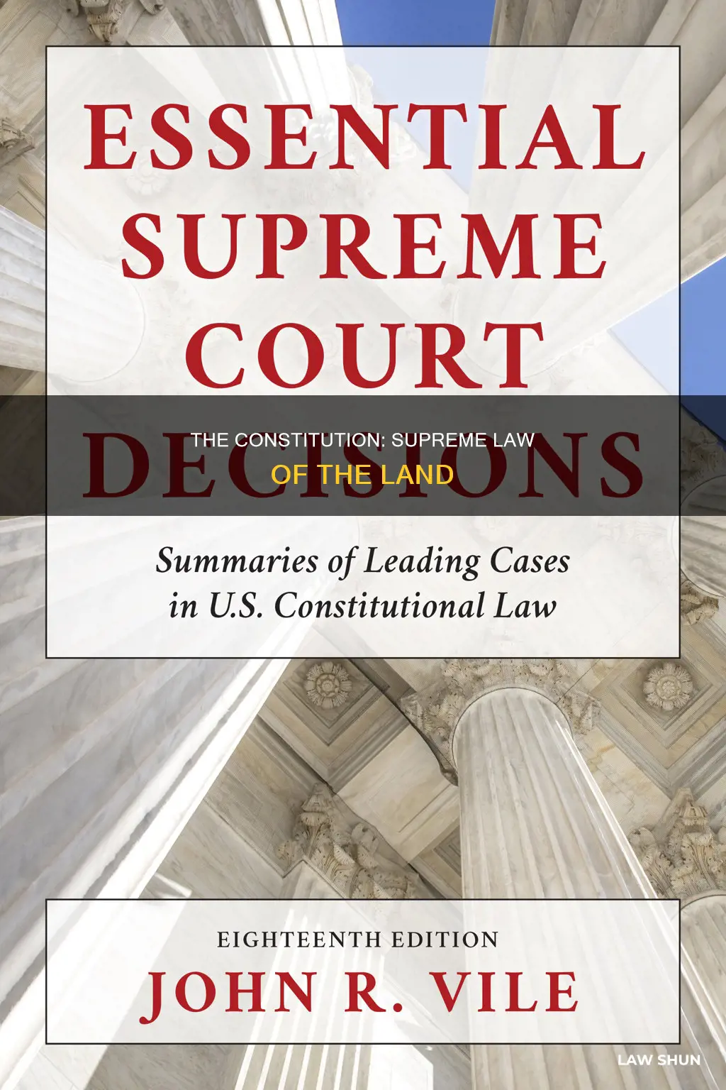 what is the constitution the supreme law of any country