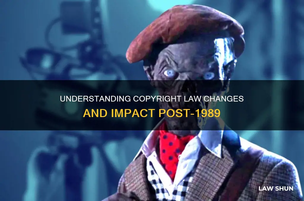 what is the copyright law after 1989