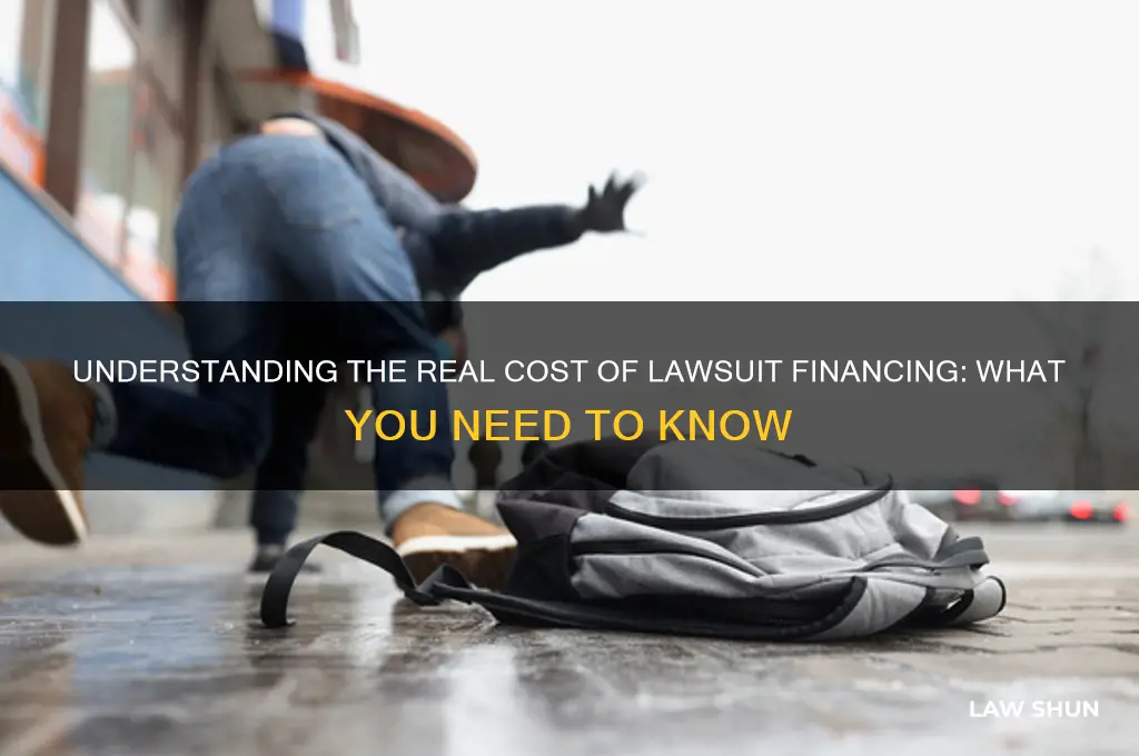 what is the cost of law suit financing