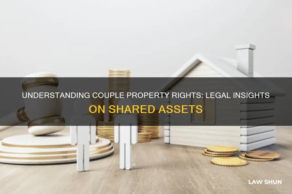 what is the couple law on property