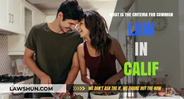 Understanding California's Common Law Marriage Criteria