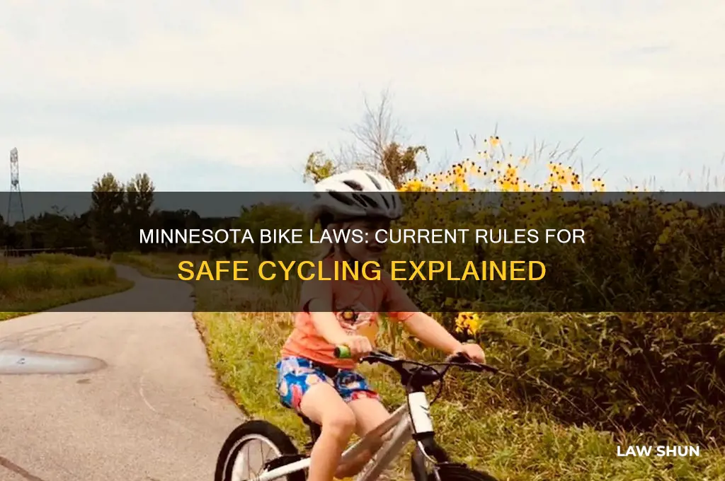 what is the current in minnesota law on bike riding