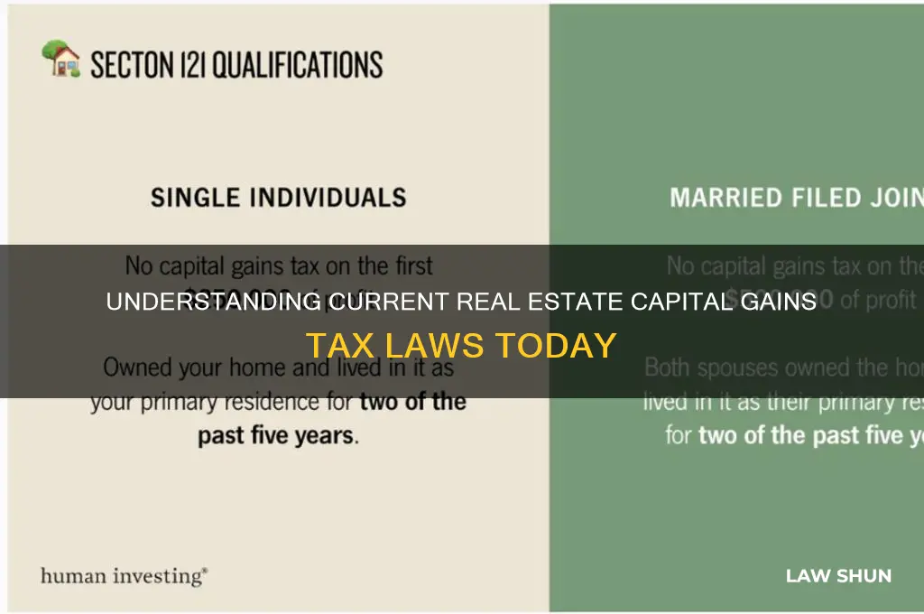 what is the current law on real estate capital gains