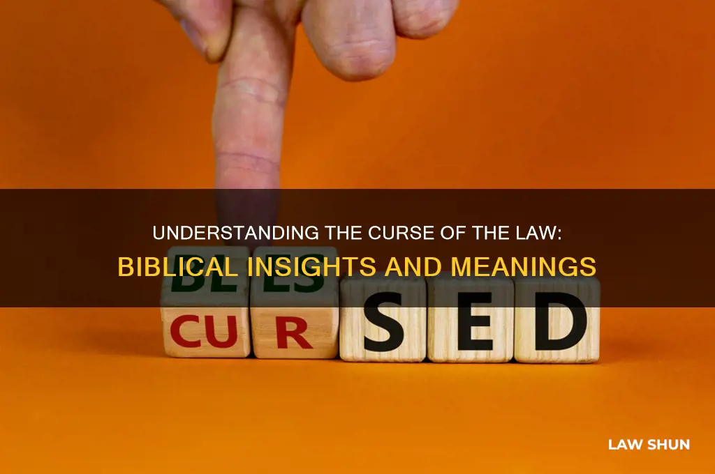 what is the curse of the law in the bible
