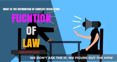 Understanding Law's Role in Conflict Resolution: Definition and Function