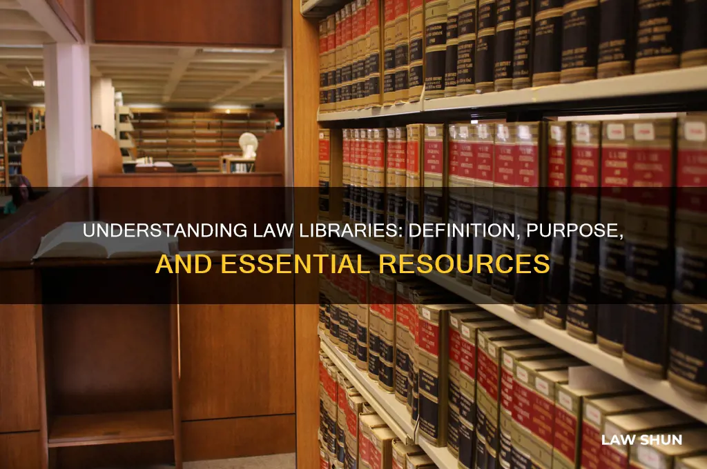 what is the definition of a law library