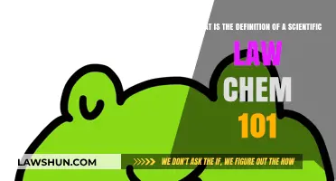 Understanding Scientific Laws: A Chem 101 Definition and Explanation