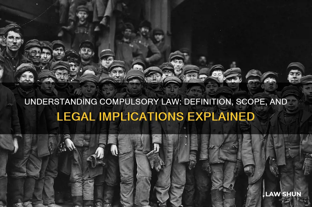 what is the definition of compulsory law