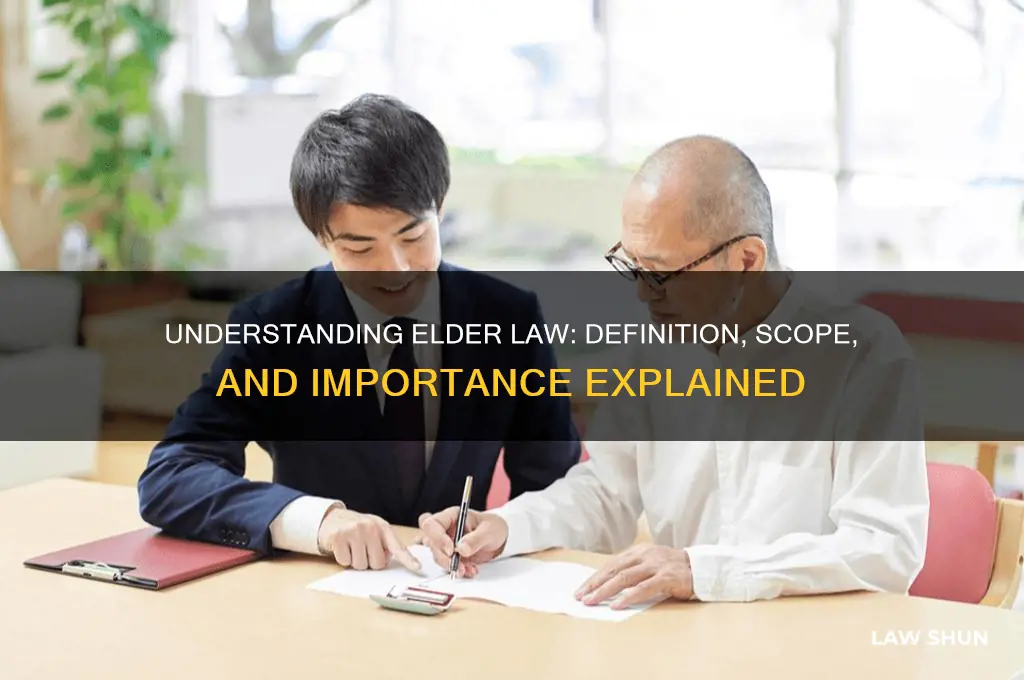 what is the definition of elder law
