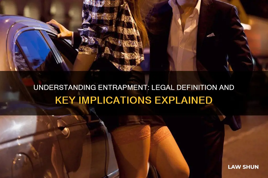 what is the definition of entrapment in law