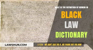 Understanding the Legal Definition of Human in Black's Law Dictionary