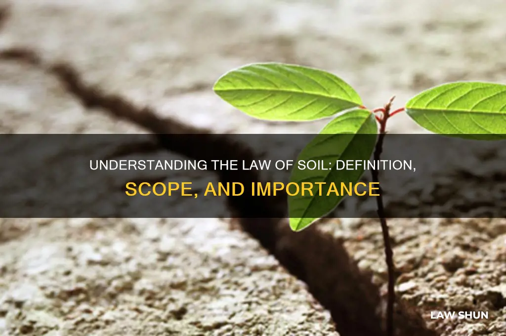 what is the definition of law of soil