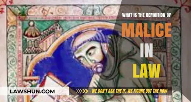 Understanding Malice in Law: Definition, Implications, and Legal Significance