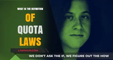Understanding Quota Laws: Definition, Purpose, and Legal Implications Explained