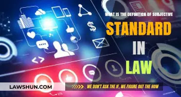 Understanding Subjective Standard in Law: Definition, Application, and Implications