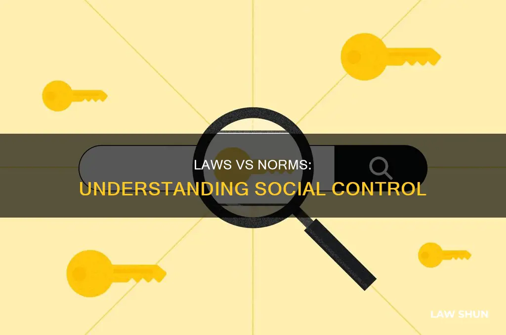 what is the difference between a law and a norm