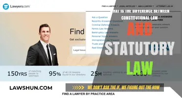 Constitutional vs Statutory Law: Understanding the Core Differences